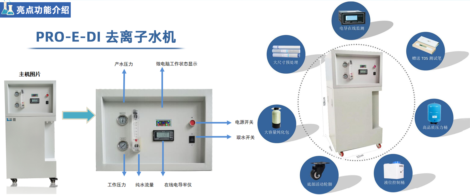 PRO-E-DI去离子水机